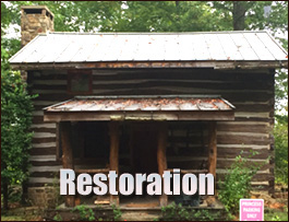 Historic Log Cabin Restoration  Cameron, Ohio